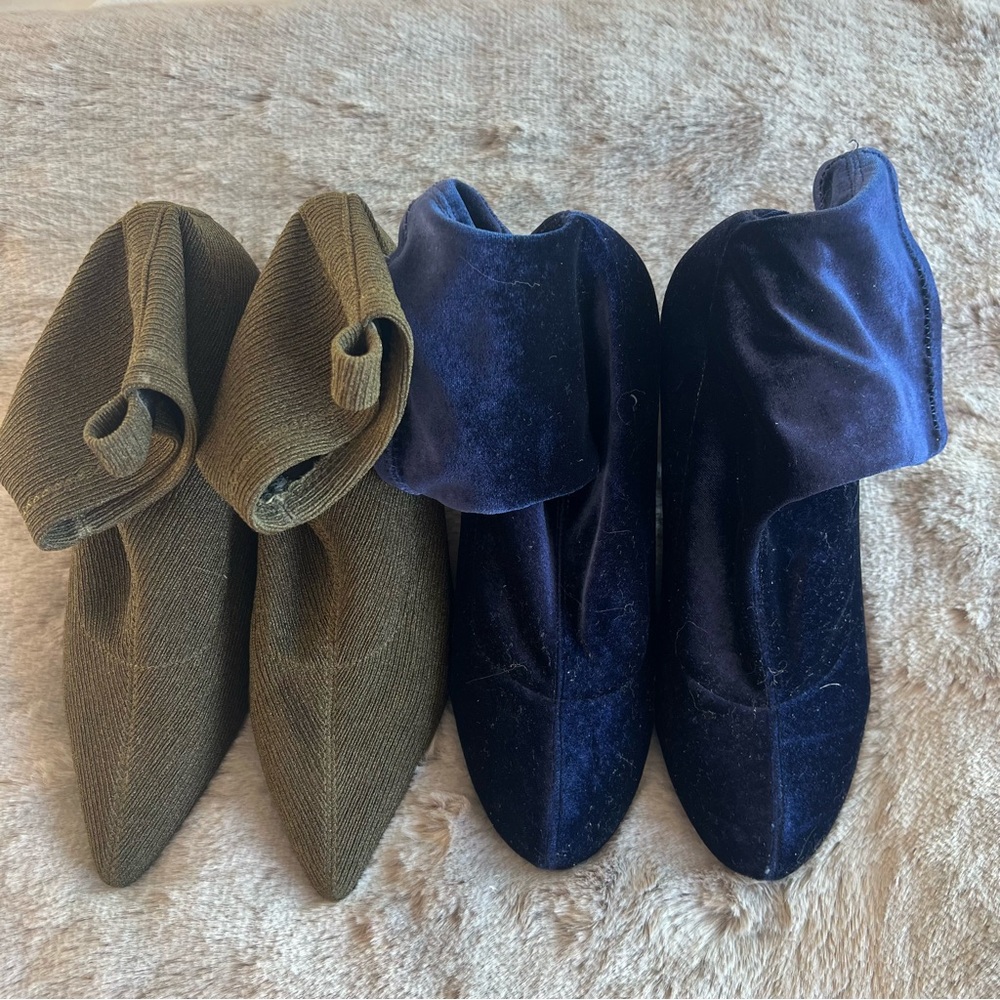 Elegant Women's Shoes Sock Booties (2 pair)